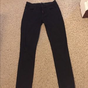 Black express skinny jeans